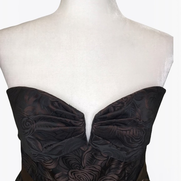 Liancarlo Couture Neiman Marcus 100% Silk Strapless Dress 10/12 - Picture 13 of 17